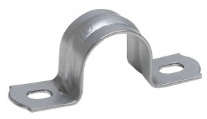 ЭРА Скоба метал. двухлапковая d 31-32мм (50шт) (50/500/24000)