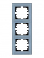 Lezard VESNA рамка акрил СУ 3 мест., верт., серо-голубая 742-7080-153