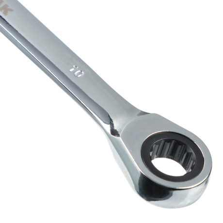 ЕРМАК Ключ комбинированный трещоточный, 10мм