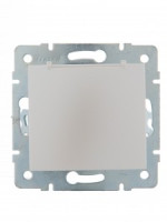 Lezard KARINA мех. роз. СУ 1 мест. 16А земля, крыш., керамика жемч.-бел. перлам.(корп. ABS) 3088-123