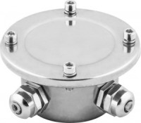 Feron распред. коробка LD504 12-24V 4 гермовводов (д/бассейнов, фонтанов) нерж.сталь IP68 32184