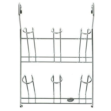 Полка для стаканов тм VETTA, хромированная сталь 23,5x11x34cм, CWJ229
