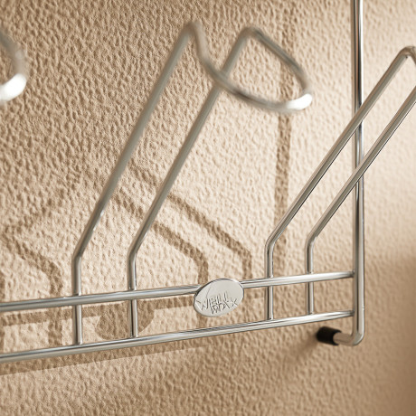 Полка для стаканов тм VETTA, хромированная сталь 23,5x11x34cм, CWJ229