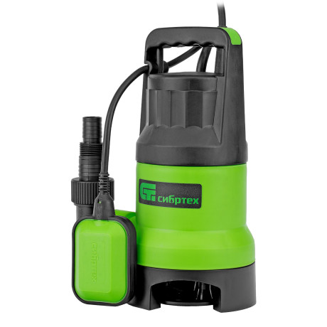 Дренажный насос для грязной воды СДН800-35, 800 Вт, напор 9 м, 13500 л/ч Сибртех