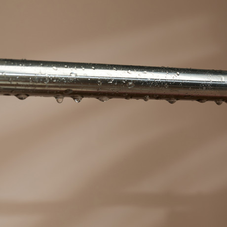 VETTA Карниз для ванной угловой 90x90x90см, нерж.сталь