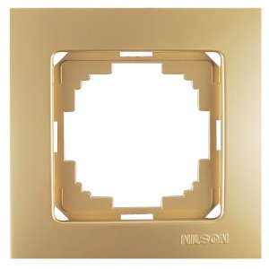 Nilson TOURAN  рамка СУ 1 мест. золото 24150091