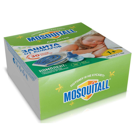 Антикомар Комплект 30 мл 30 ночей + фумигатор МОСКИТОЛ детский х 6