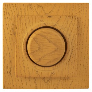 Nilson TOURAN WOOD выкл. СУ 1 кл. диммер (инд., 600Вт), дуб 24251052