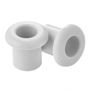 Bylectrica РЕТРО Втулка вывода кабеля, термопластик, БЕЛЫЙ (10шт/уп, цена за уп.) ЮЛИГ.757522.017