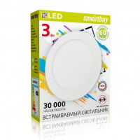 Встраиваемый (LED) светильник DL Smartbuy-3w/4000K/IP20 (SBL-DL-3-4K)/100