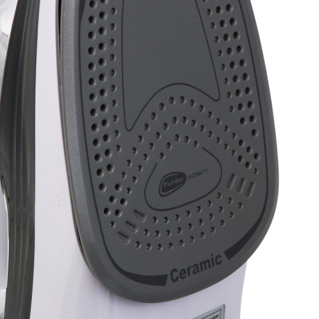 LEBEN Утюг с отпаривателем 3000 Вт, керамика, цифр. дисплей (антинакипь, антикапля, автоотключение)