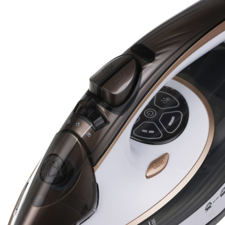 LEBEN Утюг с отпаривателем 3000 Вт, керамика, цифр. дисплей (антинакипь, антикапля, автоотключение)