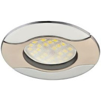 &quot;Ecola HL029 MR16 GU5.3 св-к литой Волна Сатин-Хром/Хром 22x82 FM1604EFS (10!)