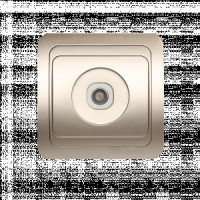 Smartbuy Марс роз. СУ телевизионная 1-местная шампань 75Ом 5-862МГц  (SBE-02c-S1-TV)