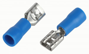 ЭРА Наконечник плоский изолир. (мама) РпИм 1,0-2,5 мм2 синий (уп.10шт, цена за уп) 63359