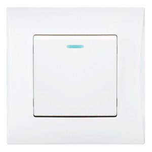 Smartbuy Вега выкл. СУ 1 кл. (инд.) 10А белый (SBE-08w-10-SW1-1)