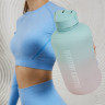 SILAPRO MAX Бутылка спортивная с замком, EGGSHELL BLUE-LOTUS ,2л, PETG