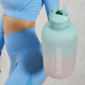 SILAPRO MAX Бутылка спортивная с замком, EGGSHELL BLUE-LOTUS ,2л, PETG