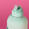 SILAPRO MAX Бутылка спортивная с замком, EGGSHELL BLUE-LOTUS ,2л, PETG