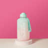 SILAPRO MAX Бутылка спортивная с замком, EGGSHELL BLUE-LOTUS ,2л, PETG