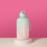 SILAPRO MAX Бутылка спортивная с замком, EGGSHELL BLUE-LOTUS ,2л, PETG