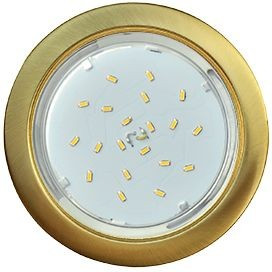 Ecola GX53 H4 св-к  Шлифованное золото 38x106 SG53H4ECB (10!)