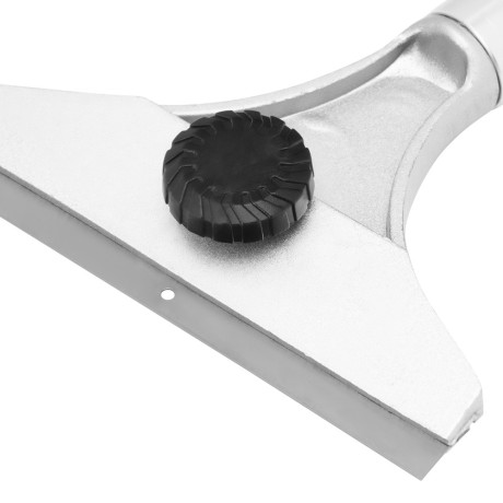 Скребок, 100 мм, фиксированное лезвие, металлическая обрезиненная ручка Matrix