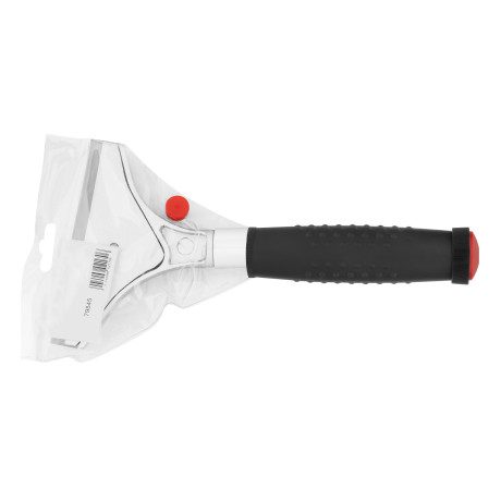 Скребок, 100 мм, фиксированное лезвие, металлическая обрезиненная ручка Matrix