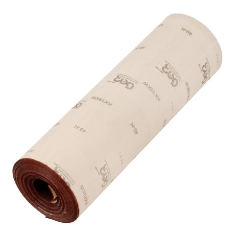 Шкурка на тканевой основе, зернистость № 40, 775 мм х 30 м, "БАЗ"