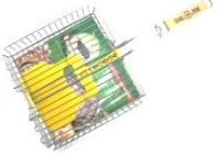 Решетка-барбекю с бортиками НЕРЖАВЕЮЩАЯ СТАЛЬ (36смх32см)