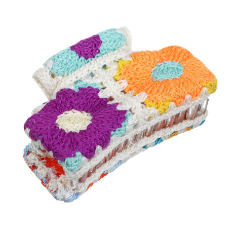 ЮНИLOOK Краб для волос, 8,5см, полиэстер, пластик, 3 дизайна