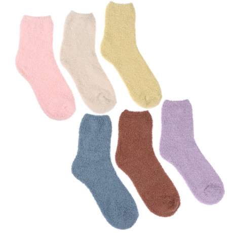 GALANTE Носки женские махровые "травка", р.23-25, 95% полиэстер, 5% спандекс, цвета в ас-те,  арт.2