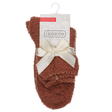GALANTE Носки женские махровые "травка", р.23-25, 95% полиэстер, 5% спандекс, цвета в ас-те,  арт.2