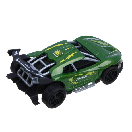 ИГРОЛЕНД Машинка "Супергонки", инерция, АБС, PP, 13,2х7,3х6,6 см, 6 дизайнов