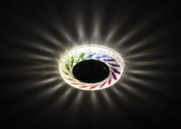 ЭРА DK LD13 SL RGB/WH св-к встр. декор cо св/д подсветкой MR16, мультиколор 2103