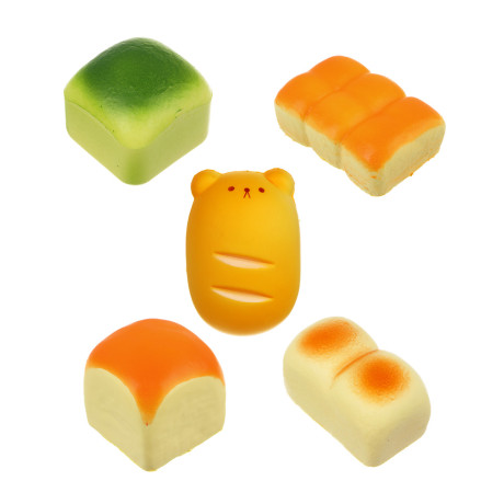 ИГРОЛЕНД Игрушка антистресс, сквиш "Милые вкусняшки", PU, 13,5х17 см, 5 дизайнов