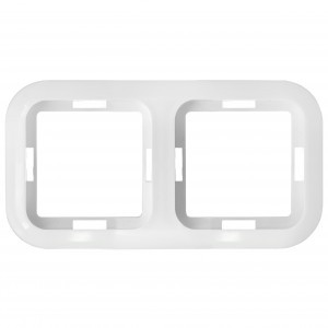 Bylectrica Гармония Рамка 2 мест., белый (ABS пластик) 01БМ.735212.048