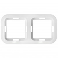 Bylectrica Гармония Рамка 2 мест., белый (ABS пластик) 01БМ.735212.048