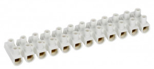 IEK зажим винтовой ЗВИ-150 12пар, 16-35мм2, 150А, н/г полистирол UZV4-150-35