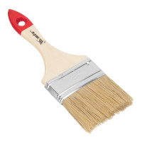 Кисть плоская &quot;Стандарт&quot; 3&quot; (75 мм) натуральная щетина, деревянная ручка MTX