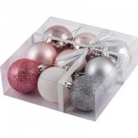 Набор шаров &quot;Жемчуг&quot;, 9 шт., 6 см Волшебная страна