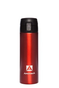 Термокружка Арктика 705-500, 0,5л, текстурный красный, нерж.сталь