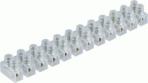 Navigator колодка винтовая ЗВИ 12пар оцинк. "п/э" NTB-HPEZ-S12-5/WH (10!), 14090