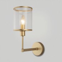 Eurosvet Бра 1x60W E14 232х120х315 мет золото/прозр. Inari 60144/1 Умный дом a061941