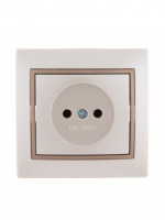 &quot;Lezard Мира роз. СУ 1 мест. 16А перламутр с коричн. вставкой (керамика, корпус PC) 701-3031-121