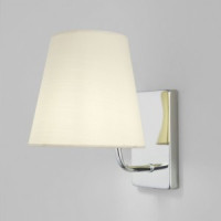 Eurosvet св-к бра E14 1x40W 230х150х210 мет хром/бежевый Amaretto 60155/1 a064998