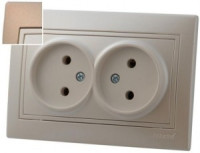 Lezard Мира роз. СУ 2 мест.16А корич. металлик с перламутр. встав. (керамика, корп.PC)  701-3130-128