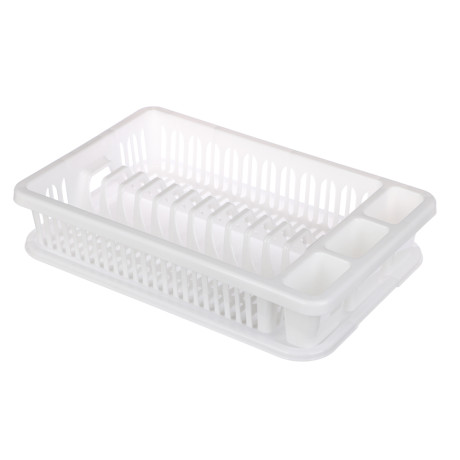 Сушилка для посуды, пластик, цвет белый