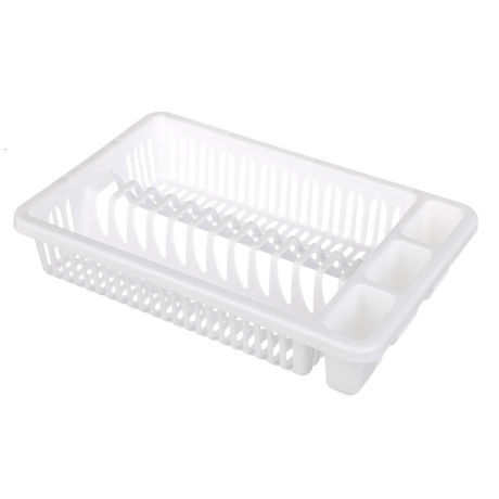 Сушилка для посуды, пластик, цвет белый
