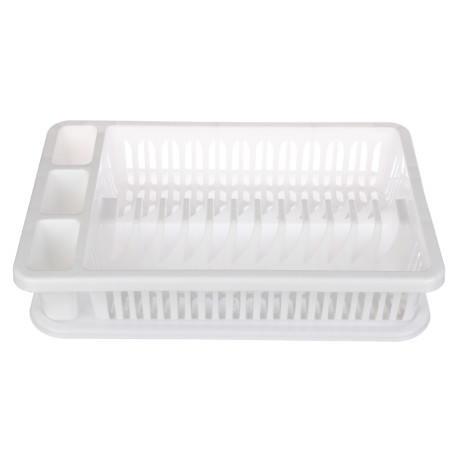 Сушилка для посуды, пластик, цвет белый